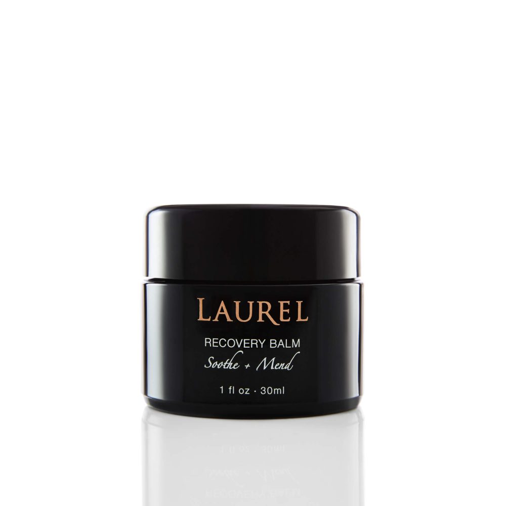 The Recovery Balm has become a cult favorite in the Laurel Skin line, one that has earned its rightful place in any medicine cabinet. It can be used as a helpful remedy for practically any skin ailment from extreme dryness, eczema, perioral dermatitis, painful cystic acne, sensitive allergy-prone skin to the occasional cut, scrape, bug bite, or rash. This multi-functional balm reduces the appearance of redness, swelling, and irritation while offering up a therapeutic dose of whole plant goodness to jump-start and support the skin’s own healing process. In addition to being a family and household staple, this Balm is also a beloved facial moisturizer for inflamed, reactive skin or for those with considerable health concerns or sensitivities.